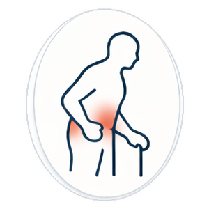 Age-related disc degeneration icon